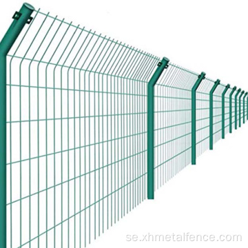 Säkerhetssvetsad staket PVC -belagd 3D -staketpanel